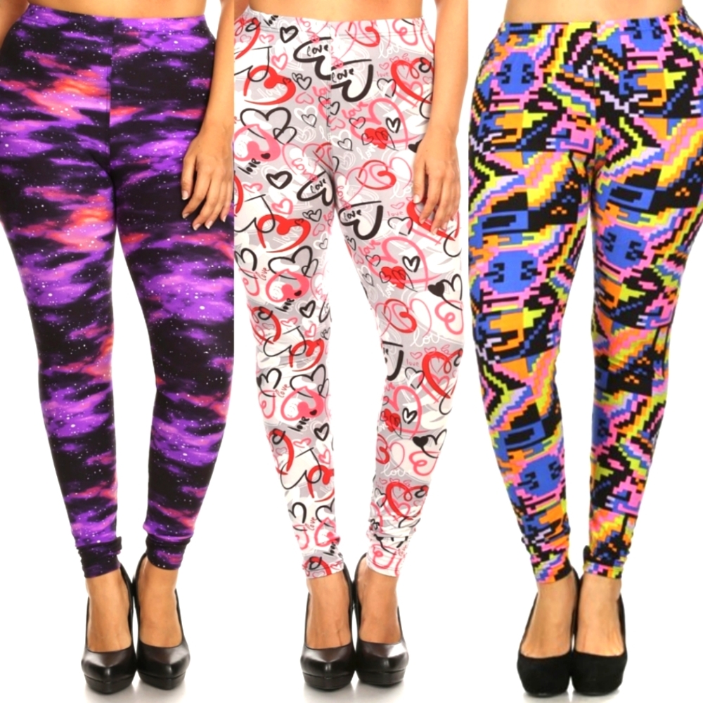Plus Size High Waist Leggings